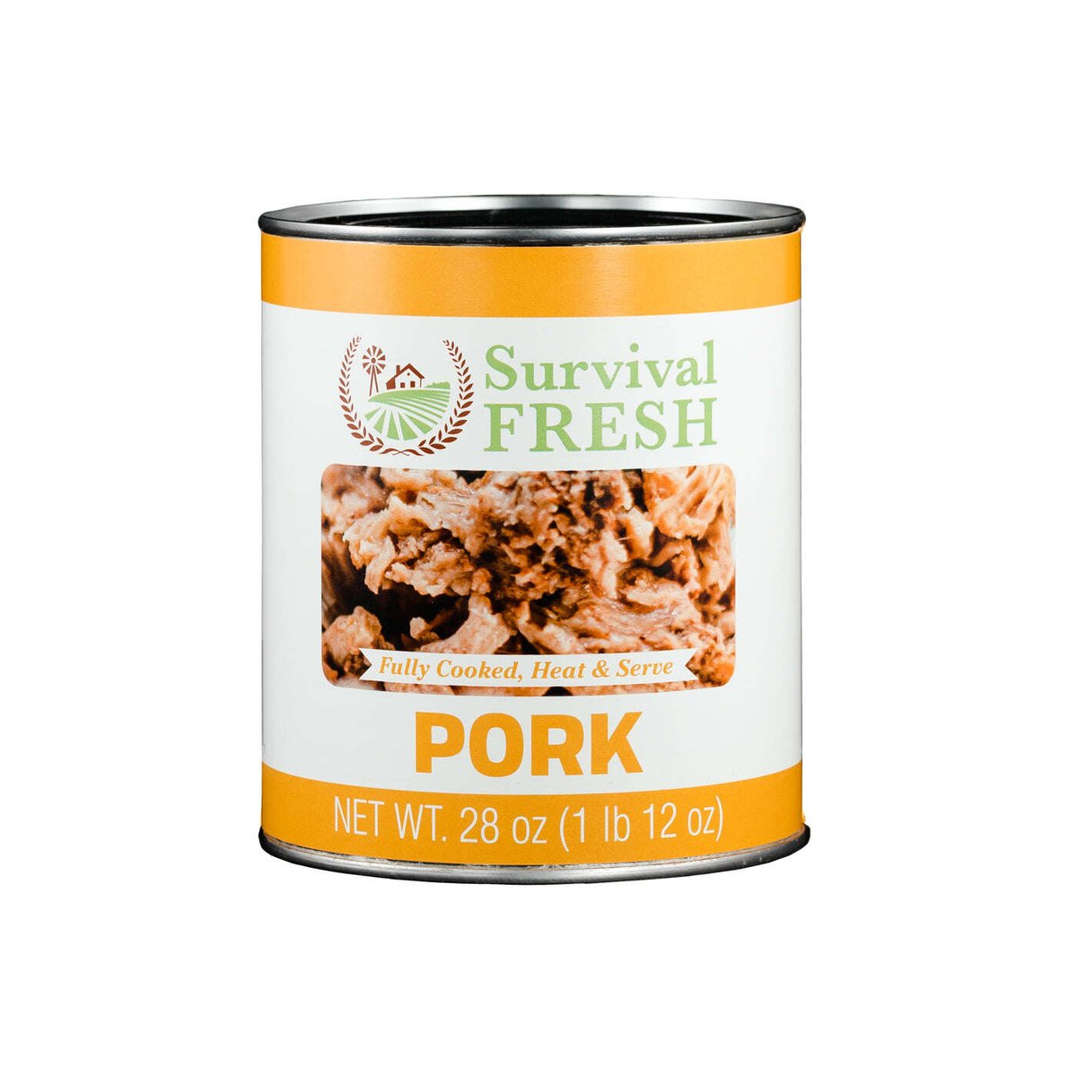 Survival Fresh Canned Pork