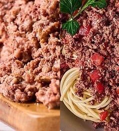 Canned Ground Beef Served